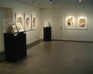 Chan Ky-Yut - vue d'installation de l'exposition