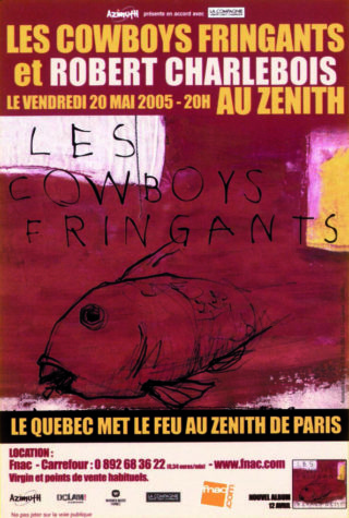 2005-05-20 - Flyer Les Cowboys Fringants au Zenith de Paris