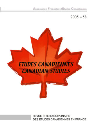 Etudes canadiennes 2005 -58