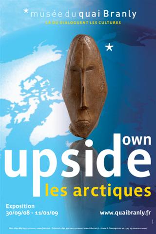 Affiche Upside Down - Les Arctiques - Musée du Quai Branly