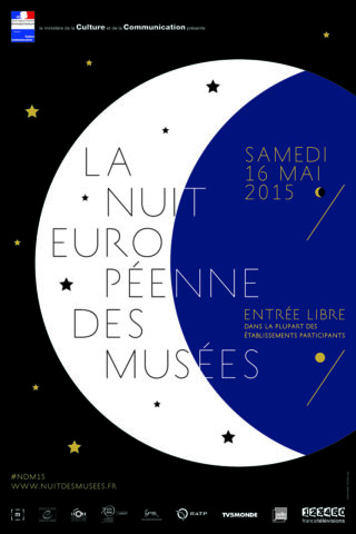 Affiche Nuit européenne des musées 2015